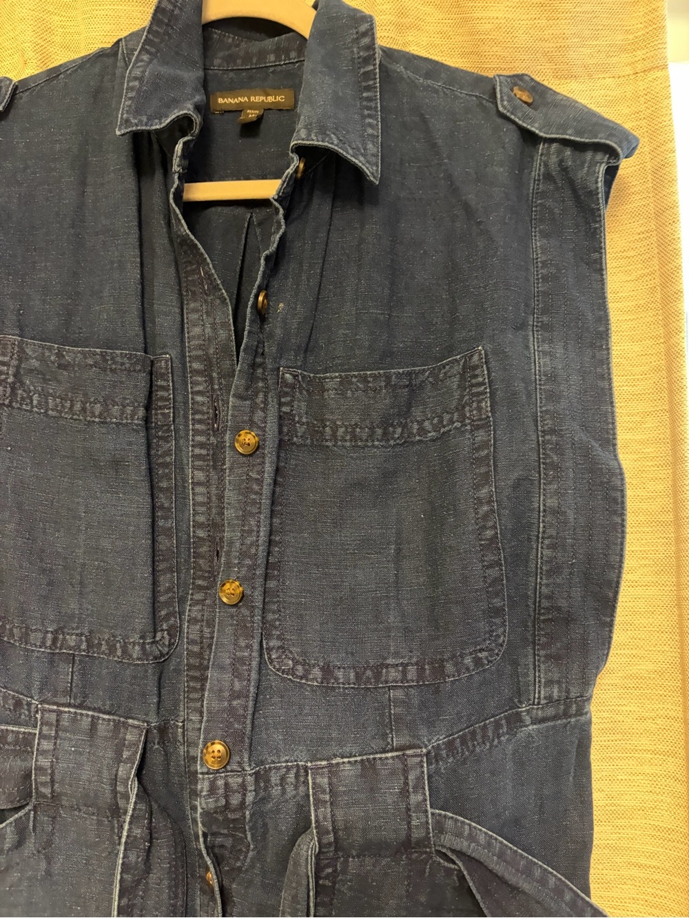 Banana Republic Indigo Denim Shirt Jacket